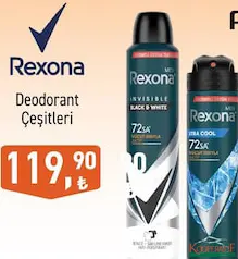 REXONA DEODORANT ÇEŞİTLERİ REXONA DEODORANT ÇEŞİTLERİ